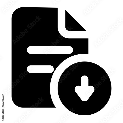 file download icon for illustration