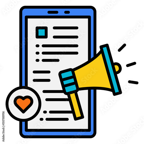 Social Media Marketing with Megaphone on Mobile
