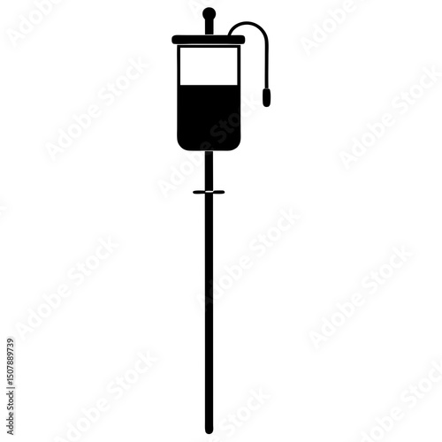 street lantern isolated on white