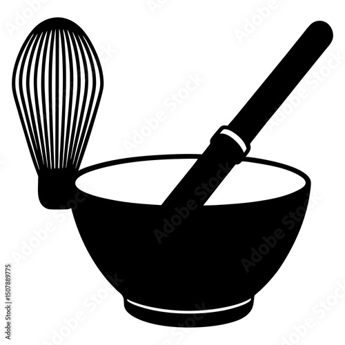 mortar and pestle isolated