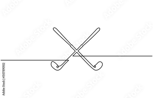 Continuous Line Drawing of Chef Icon, Hand Drawn Symbol Vector Illustration. Chef Hat continuous line drawing.