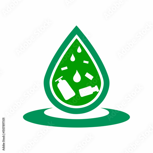 drop of green