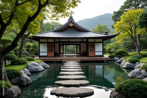 Zen-style Japanese house