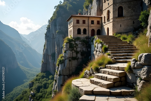 Castle on the cliffside