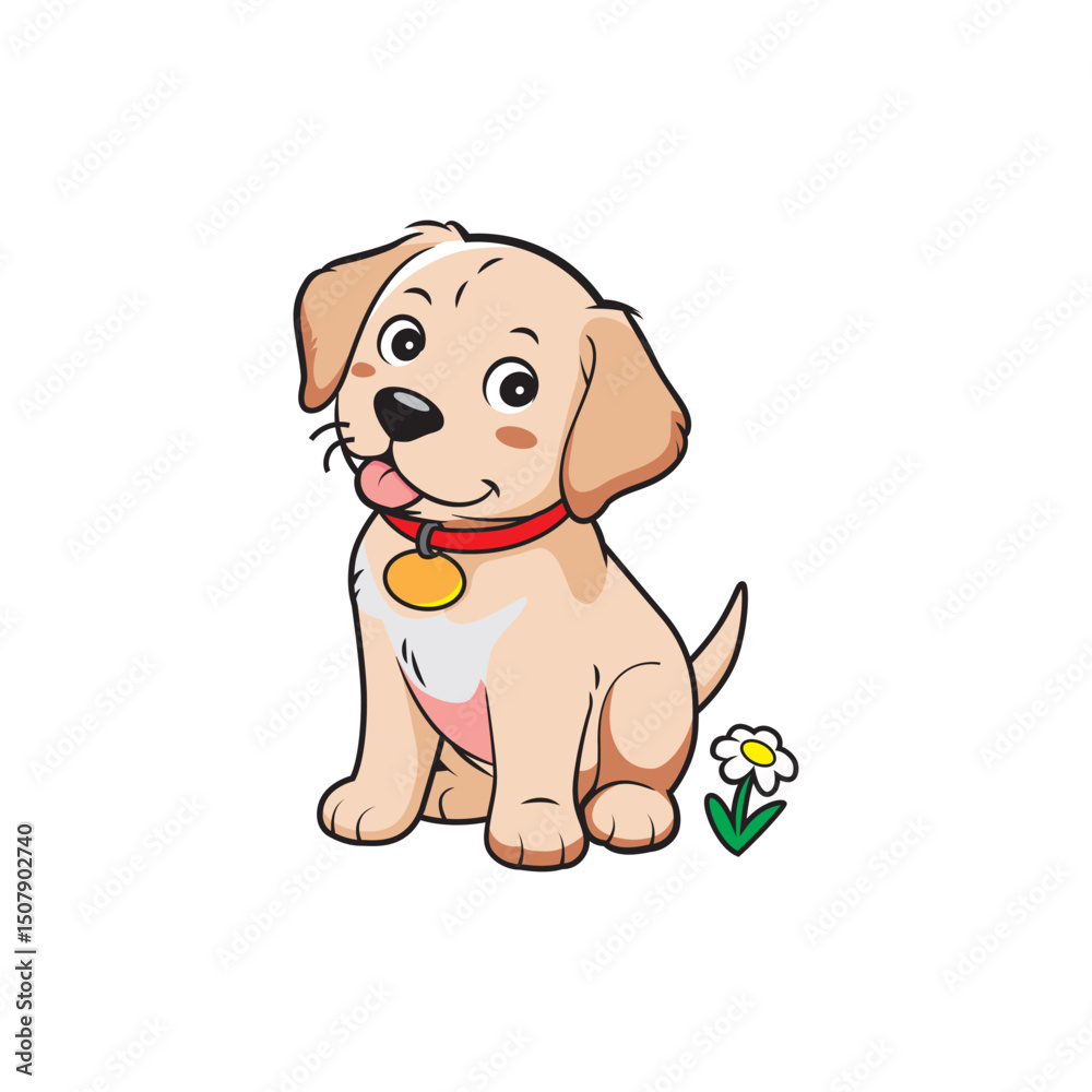 Fototapeta premium Animal Dog illustration vector design