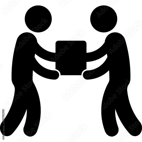 businessman and businesswoman