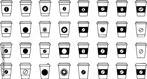 set of fire hydrant silhouette, black and white silhouette, vector and illustration
