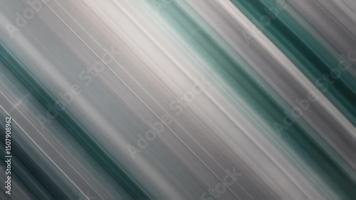 Abstract Motion Blur: Diagonal Teal and Gray Streaks with Subtle Light Flares