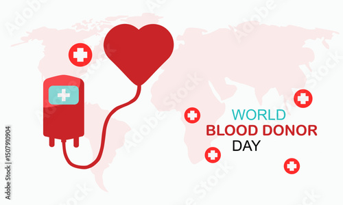 Vector Illustratin World Blood Donor Day