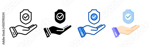 Reliability icon set bundle. Multi style icon collection perfect for websites, apps, and presentations. Simple vector icon collection