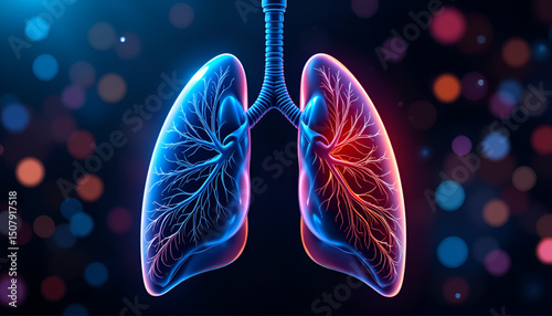 Human lungs And Viruses, World Lung Cancer Day, National Lung Day, Global Lung Cancer Day, International Lung Day, Health Care