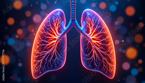 Human lungs And Viruses, World Lung Cancer Day, National Lung Day, Global Lung Cancer Day, International Lung Day, Health Care