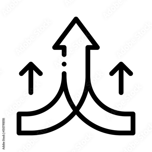 merger line icon