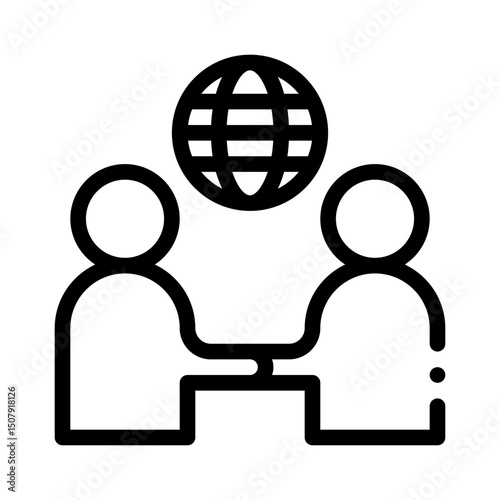 global deal line icon