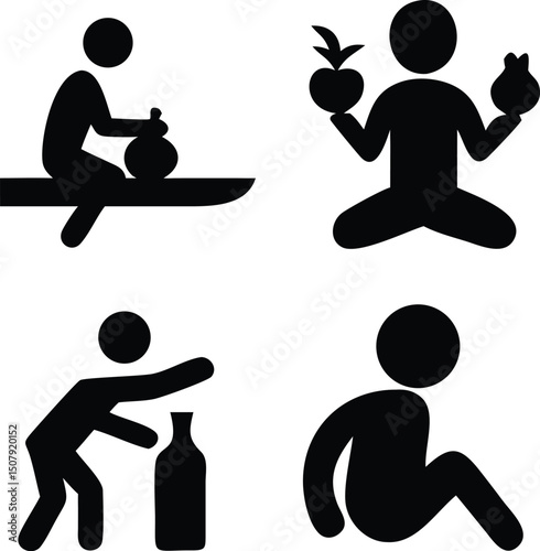 Healthy Lifestyle Icons