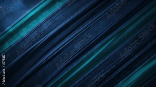 Abstract Dark Blue and Teal Diagonal Lines with Subtle Movement and Texture