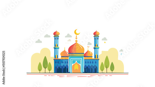 Decorative Islamic Typography Artwork
