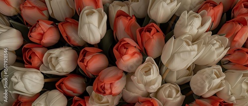 Close-up of a bouquet of tulips