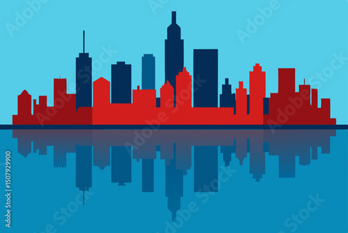 new york city skyline silhouette