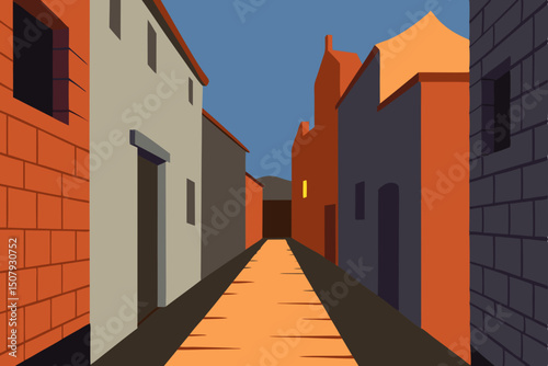 street in the old town