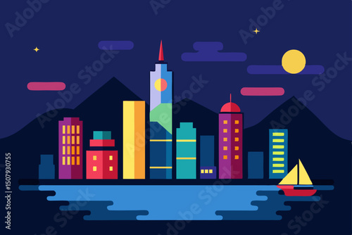 night city landscape