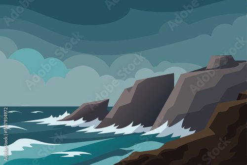 sea and rocks