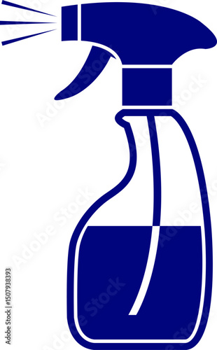 vector illustration of a spray bottle