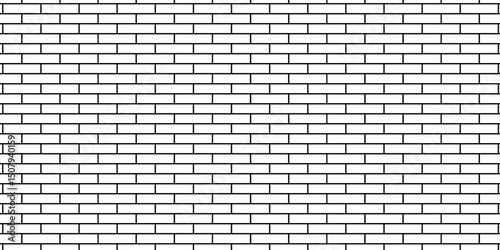 Masonry empty stucco masonry pavement floor and wall limestone brickwork concrete texture. Urban white, black line cement rough row wallpaper abstract background.