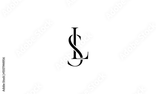 LS  initial letters, monogram logo