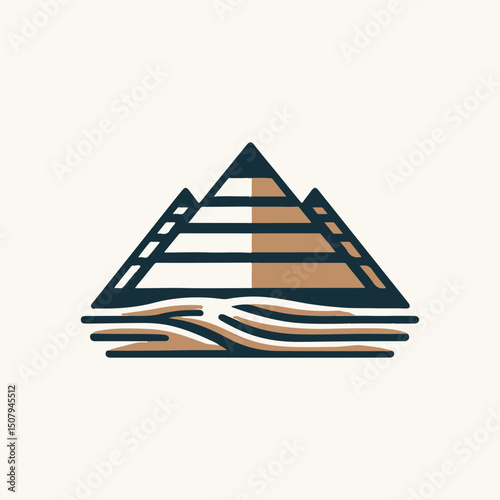 Pyramids of Giza Logo