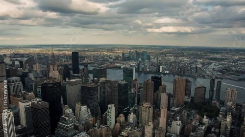 Aerial Time-lapse Photography of New York City Landmarks