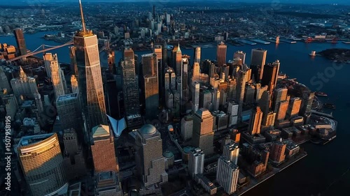 Aerial Time-lapse Photography of New York City Landmarks