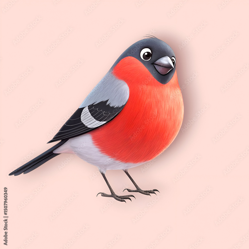 Fototapeta premium red cardinal on a branch