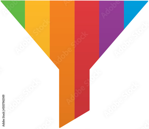 Pride Month Filter Icon Rainbow LGBTQ Icon