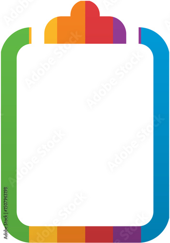 Pride Month Checklist Icon Rainbow LGBTQ Icon