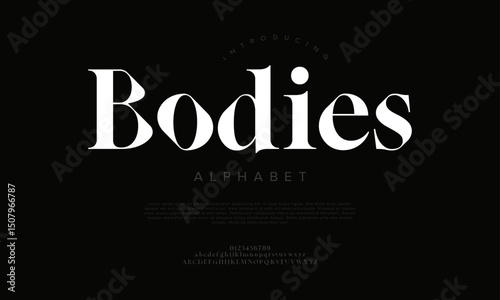 Bold and refined serif font with strong presence, ideal for editorial layouts and logo design