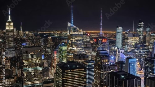 Aerial Time-lapse Photography of New York City Landmarks