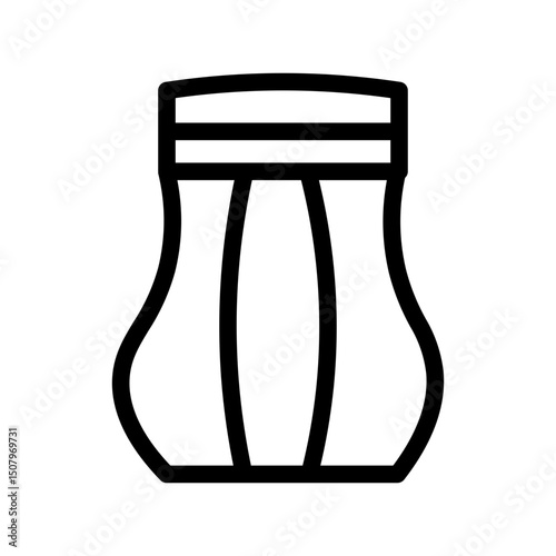 salt shaker line icon