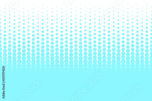 Wallpaper Mural Light Blue Dot Halftone Screen Tone Background Torontodigital.ca