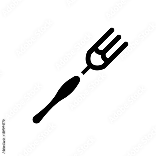 fork glyph icon
