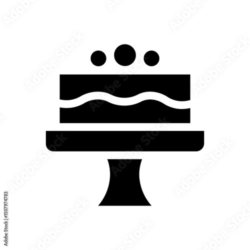 cake server glyph icon