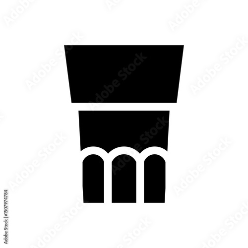 glass glyph icon