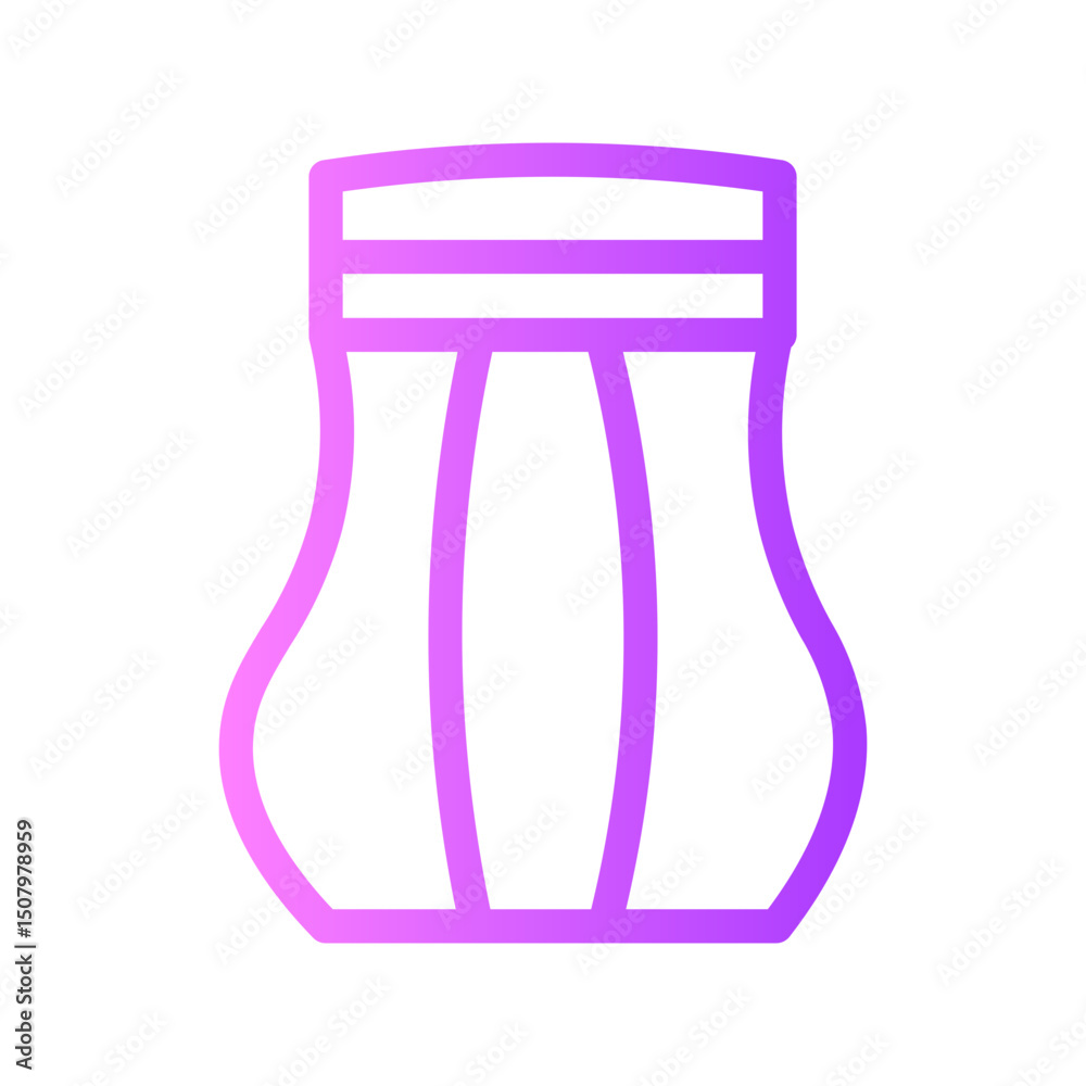 salt shaker gradient icon salt shaker gradient icon