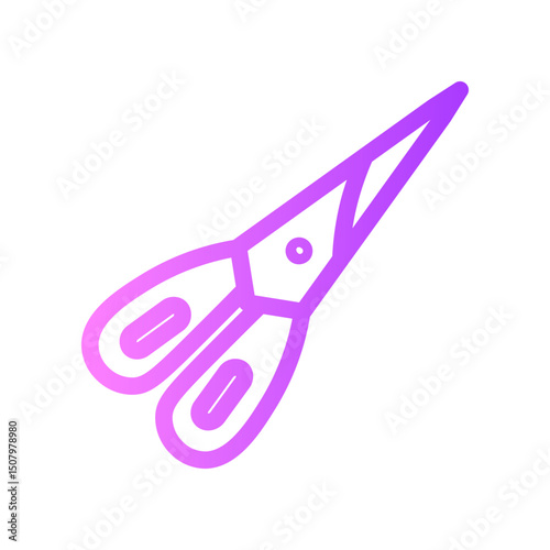 scissors gradient icon