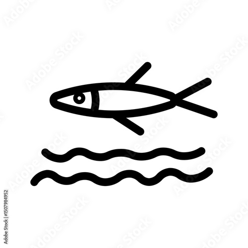 fish line icon