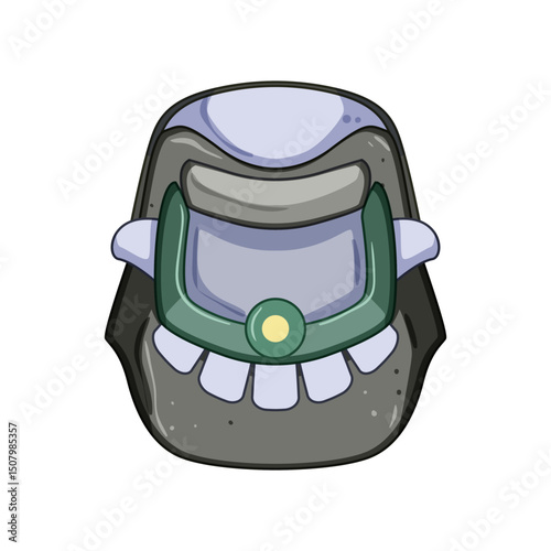 brace cervical neck collar cartoon vector illustration