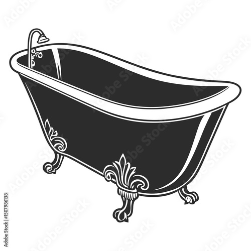 illustration of a bath tub
