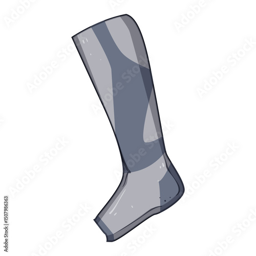 relief compression socks cartoon vector illustration