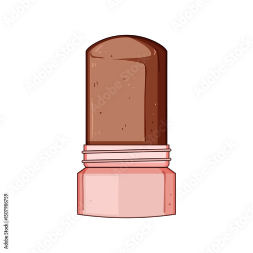 vegan deodorant eco friendly cartoon vector illustration