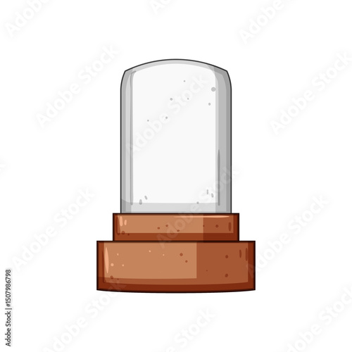 nontoxic deodorant eco friendly cartoon vector illustration
